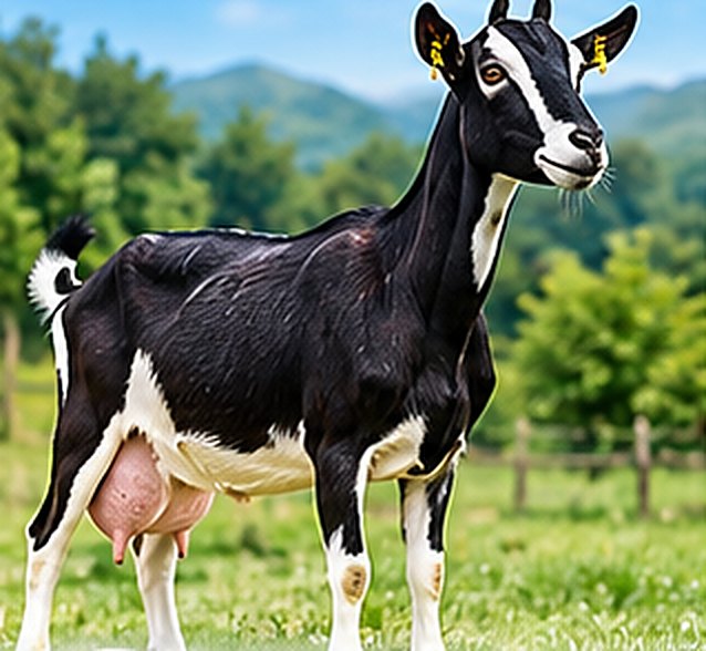 British Alpine dairy goat