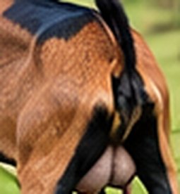German Alpine udder