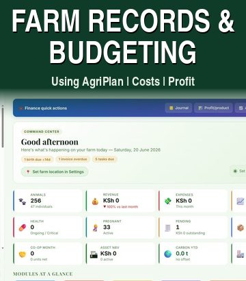 Farm Records & Budgeting guide cover