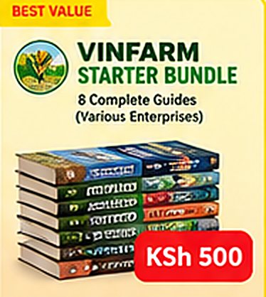 Vinfarm Starter Bundle: 8 complete guides for KSh 500