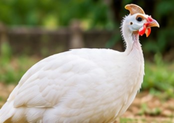 White Guinea Fowl