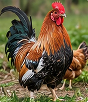 Bantam chickens