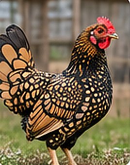 Sebright bantam chicken